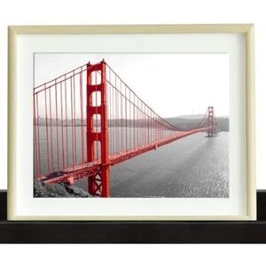 BrandNew Welland floating photo ledge shelf 35.43" Espresso